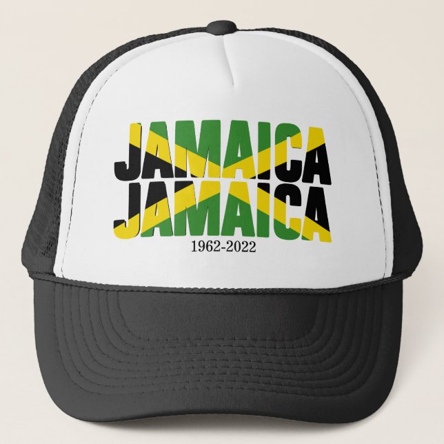 Boné JAMAICA JAMAICA personalizada 60 anos (Frente)