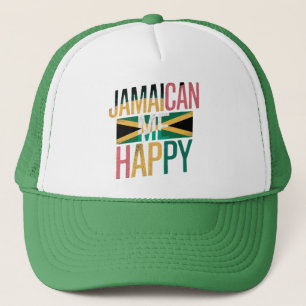 Boné Jamaican Me Happy – Diversão Vibes da Ilha Jamaica