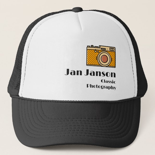Boné Jan Janson Classic Photography (or your name) (Frente)