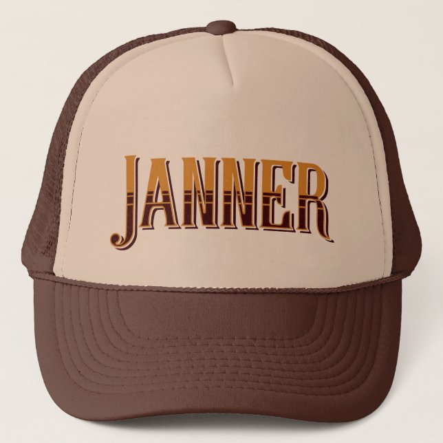 Boné Janner Devon Dialect Slang Trucker Hat (Frente)