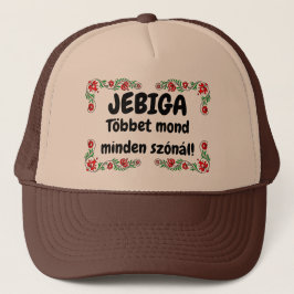 Boné JEBIGA Többet mond minden szónál! barna mici!