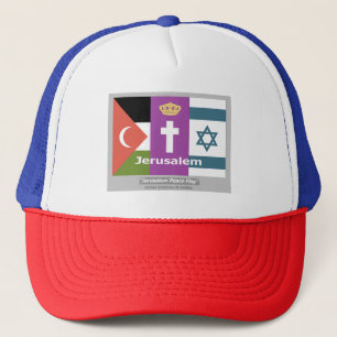 Boné Jerusalem Peace Flag Hat