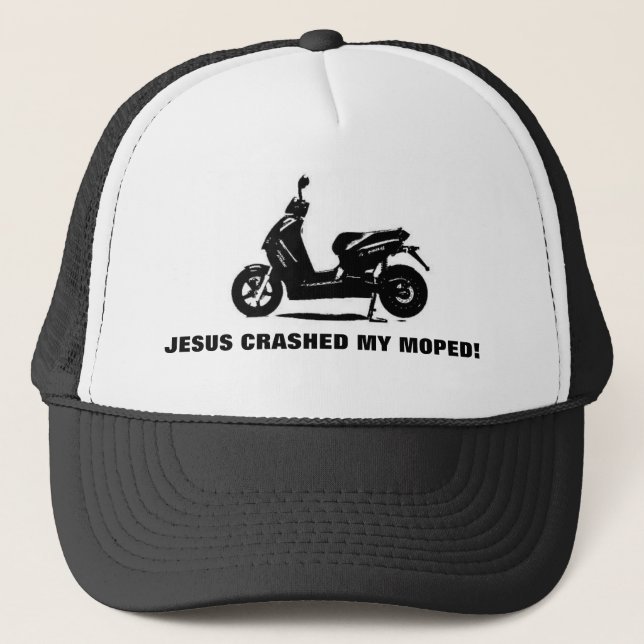 BONÉ JESUS DEIXOU DE FUNCIONAR MEU MOPED! (Frente)