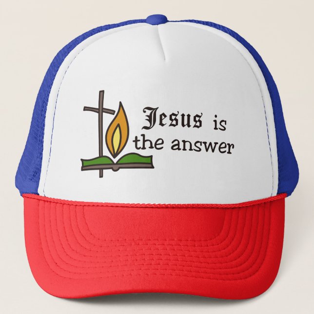 Boné Jesus É A Resposta (Frente)