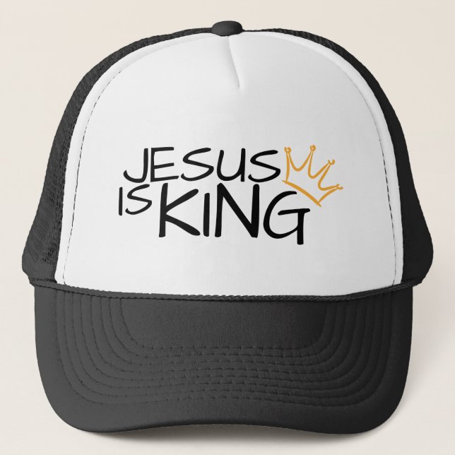 Boné Jesus é rei (Frente)