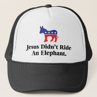 Boné Jesus Não Montou Um Elefante - Partido Democrata