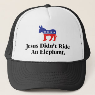 Boné Jesus não montou um elefante - partido Democráti