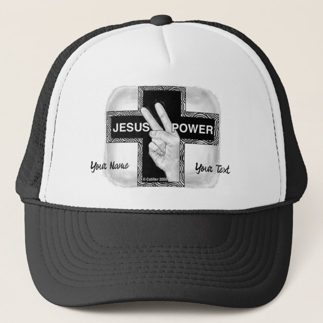 Boné Jesus Power Christian Hat (Frente)