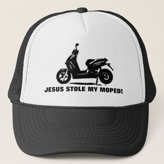 BONÉ JESUS ROUBOU MEU MOPED! (Frente)