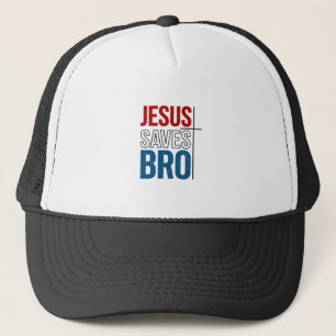 Boné Jesus Salva Irmão Tipografia Cristã Camiseta Desig
