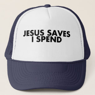 Boné Jesus salva que passo Deus abençoe T-Shirt