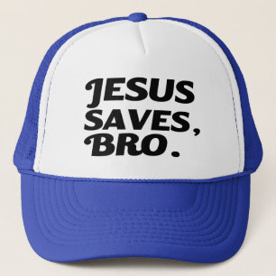 Boné Jesus salvar, chapéu engraçado de Bro