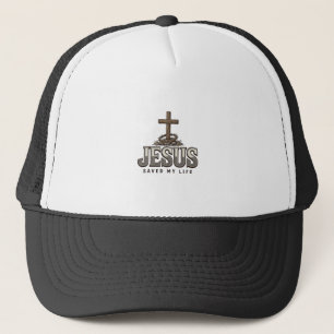 Boné Jesus Salvou Minha Vida Estampa Vintage Cristã