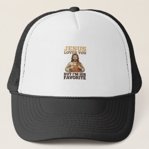 Boné Jesus Te Ama Camisa Engraçada de Fé Vintage Design