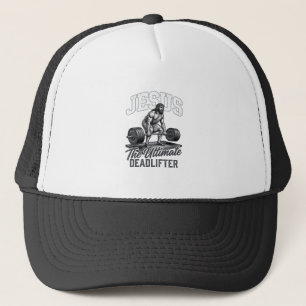 Boné Jesus Ultimate Levantador de Peso Morto Camisa Vin