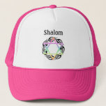 Boné Jewish Star Colors Shalom<br><div class="desc">Presentes personalizados e Roupa judeus modernos e tradicionais</div>