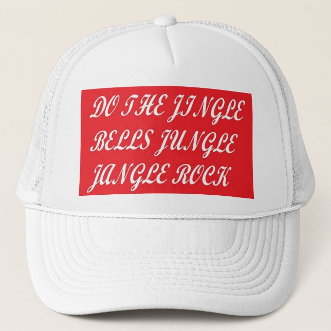 BONÉ JINGLE BELLS JUNGLE JANGLE ROCK NATMAS (Frente)