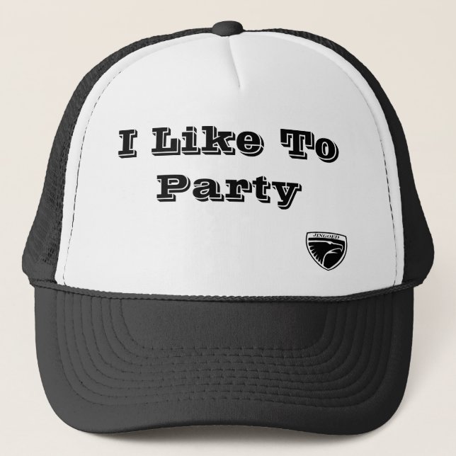 Boné Jingoed, eu gosto de party (Frente)