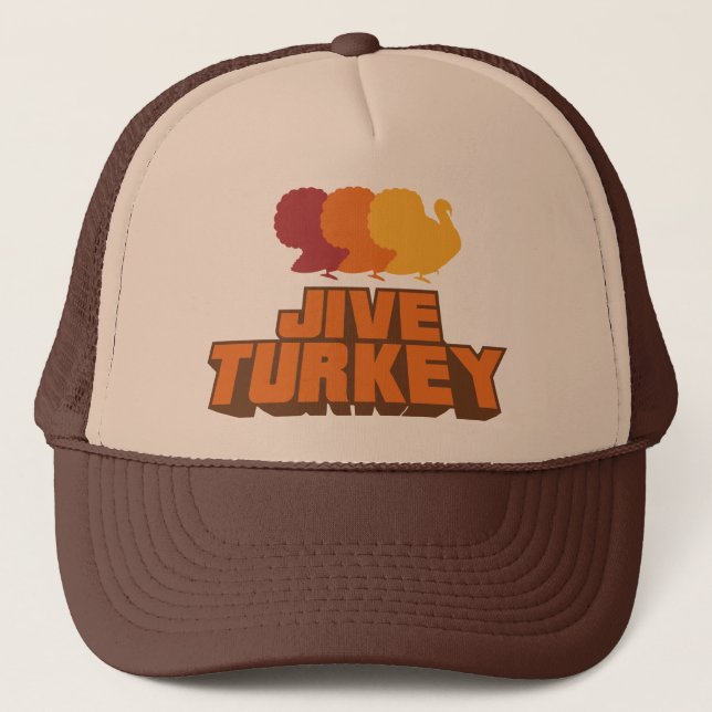 Boné Jive Turkey Retro Trucker Hat (Frente)