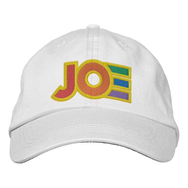 Boné Joe Biden Rainbow Flag Colors (Frente)