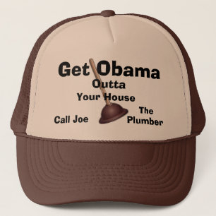 Boné Joe o canalizador Boné-Obtem Obama Outta.