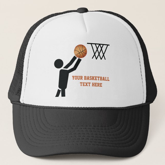 Boné Jogador de basquetebol personalizado (Frente)