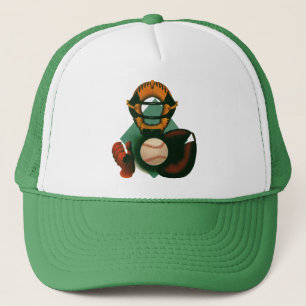 Boné Jogador de Beisebol Esportivo Vintage, Apanhador c