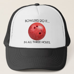 Boné Jogadores de Boliche Fazem... Em Todos os Três Bur
