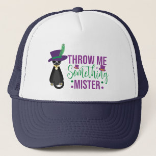 Boné Jogue-Me Algo Sr. Mardi Gras Trucker Hat