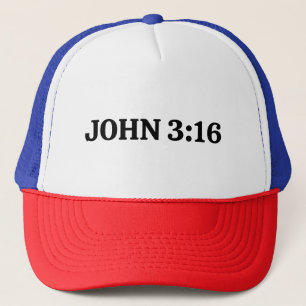 Boné John 3:16 Bíblia Verse