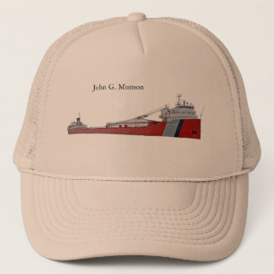 Boné John G. Chapéu do camionista Munson