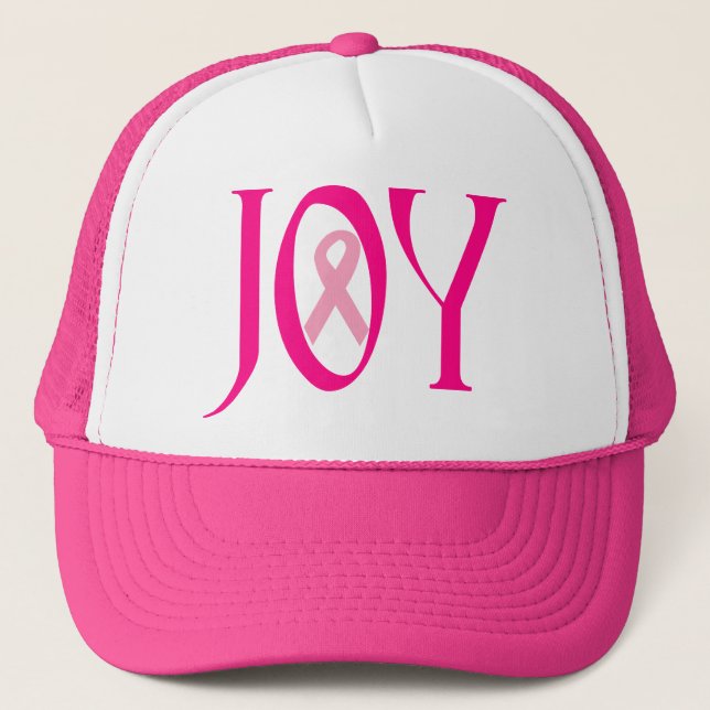 Boné Joy Hat do Cancer da Mama (Frente)