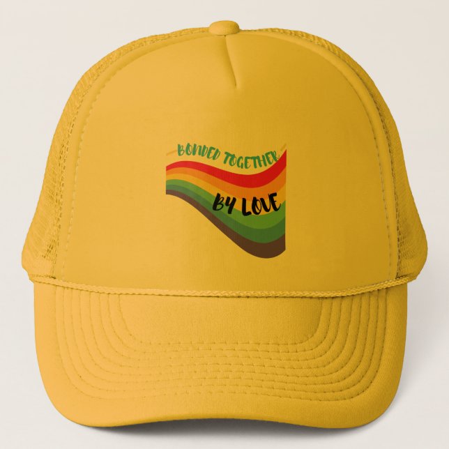 Boné Juntos por amor como presente para os amigos (Frente)