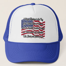 Boné Juramento de Lealdade com Bandeira dos EUA