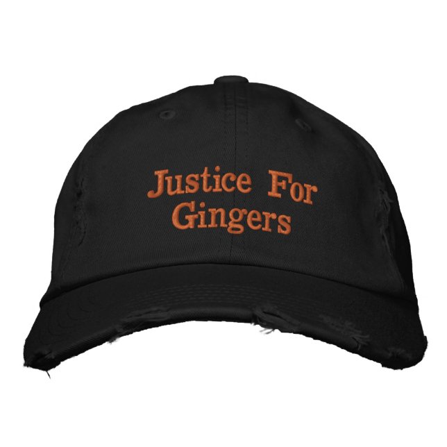 Boné Justiça Para Gingers (Frente)