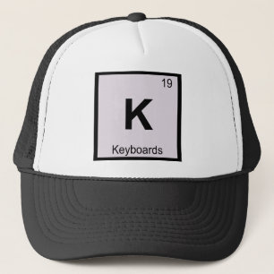 Boné K - Teclados Música Química Tabela Periódica