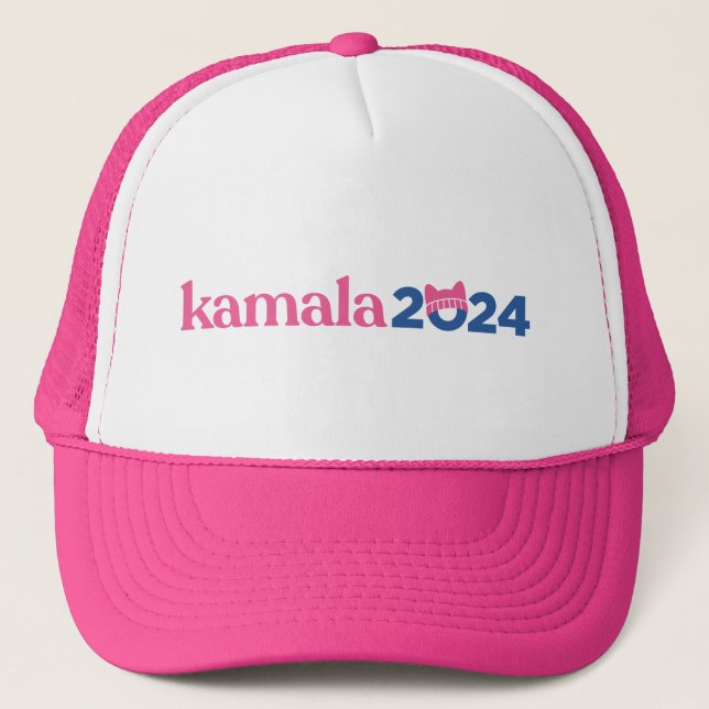 Boné Kamala 2024 rosa (Frente)