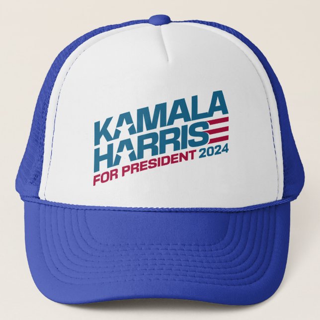 Boné Kamala Harris 2024 Para A Campanha Eleitoral Do Pr (Frente)