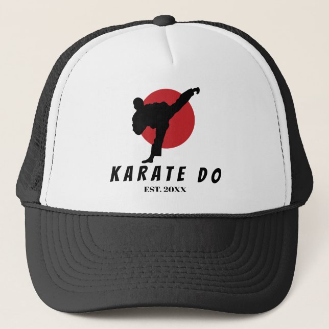 Boné Karate Tournament Cap Martial Arts Hat (Frente)
