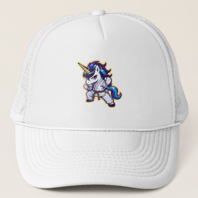 Boné Karate Unicorn Brown Belt Fighter (Frente)