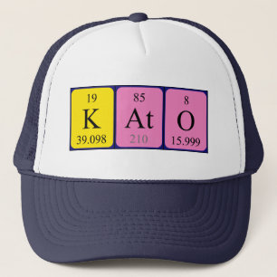 Boné Kato periodic table name hat