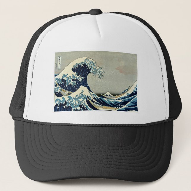Boné Katsushika Hokusai é a onda de Excelentes de Kanag (Frente)