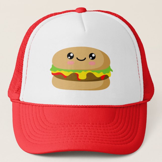 Boné Kawaii Burger (Frente)
