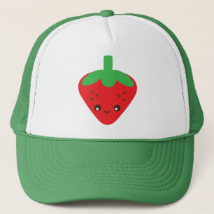 Boné Kawaii Strawberry