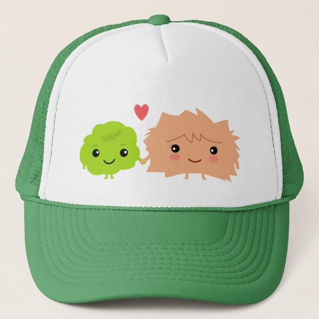 Boné Kawaii Wasabi e Ginger se Amam (Frente)
