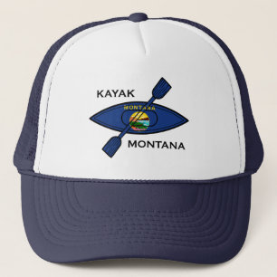 Boné Kayak Montana Flag