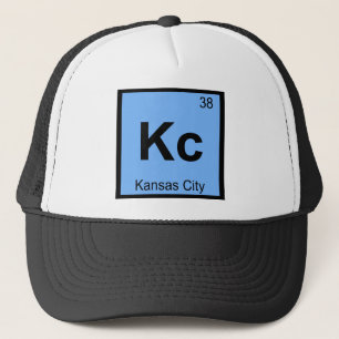 Boné Kc - Kansas City Símbolo da Tabela Periódica da Qu