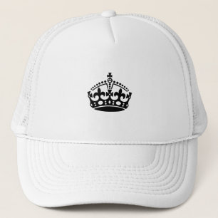 Boné Keep calm black victory crown