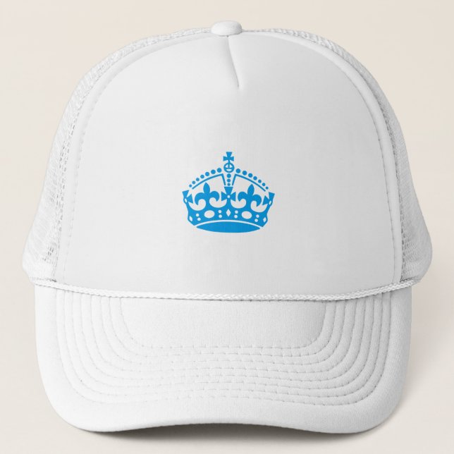 Boné Keep calm blue victory crown (Frente)
