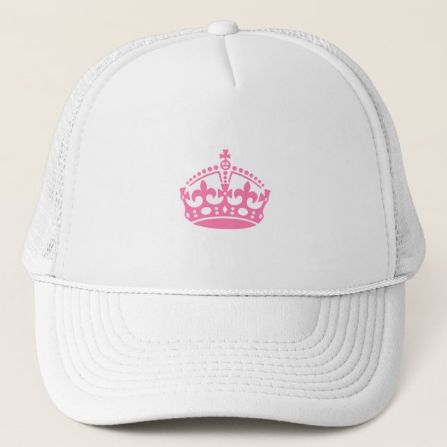 Boné Keep calm pink victory crown (Frente)